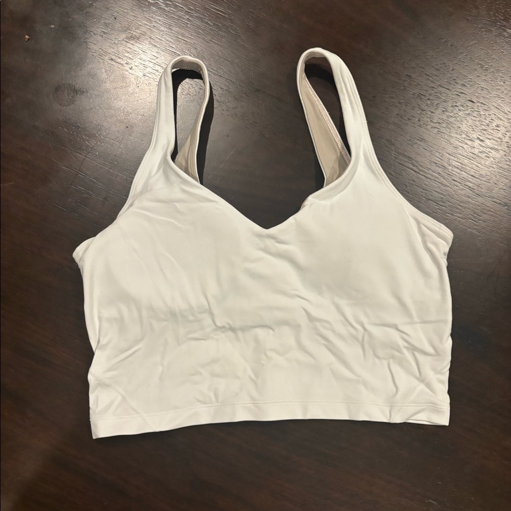 White Lulu Align tank
